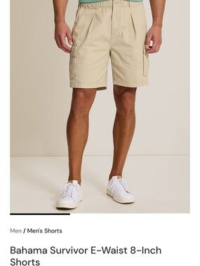 E-Waist 8-Inch Shorts - Khaki